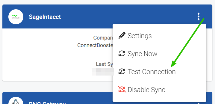 Sage Intacct setup guide