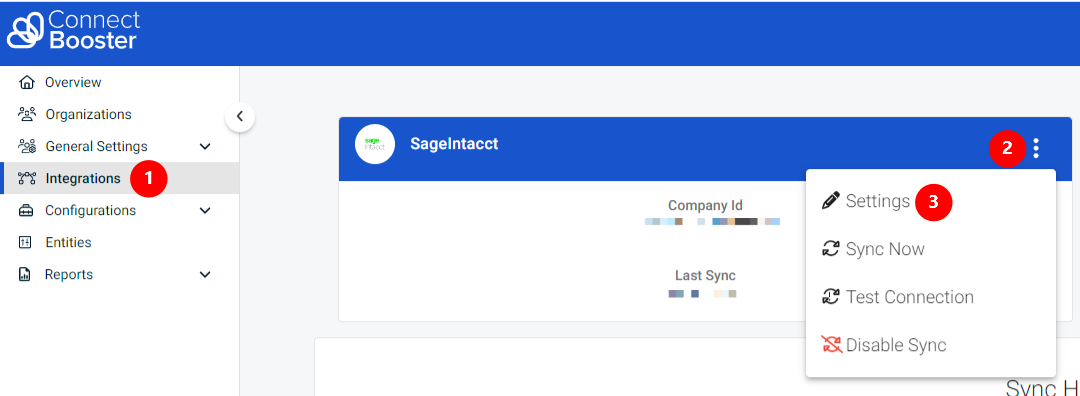 Sage Intacct setup guide